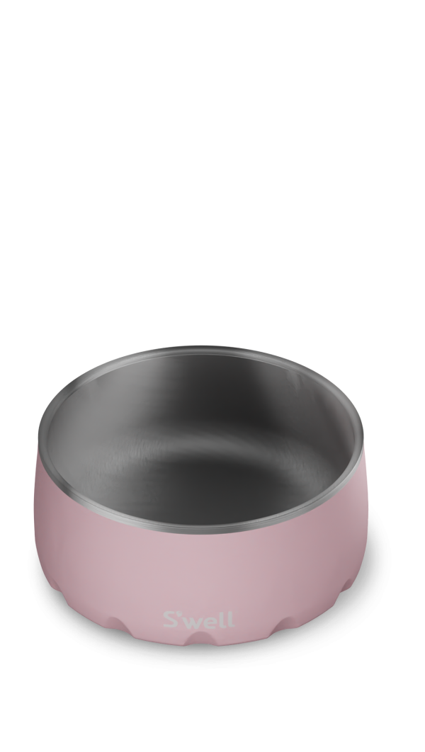 Pink Topaz Dog Bowl - 32 oz