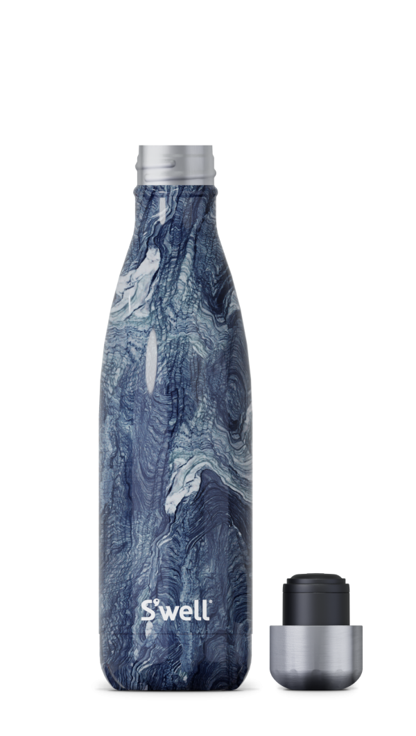 Azurite Marble Bottle - 17 oz